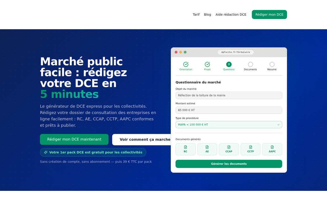 Site de MPFacile
